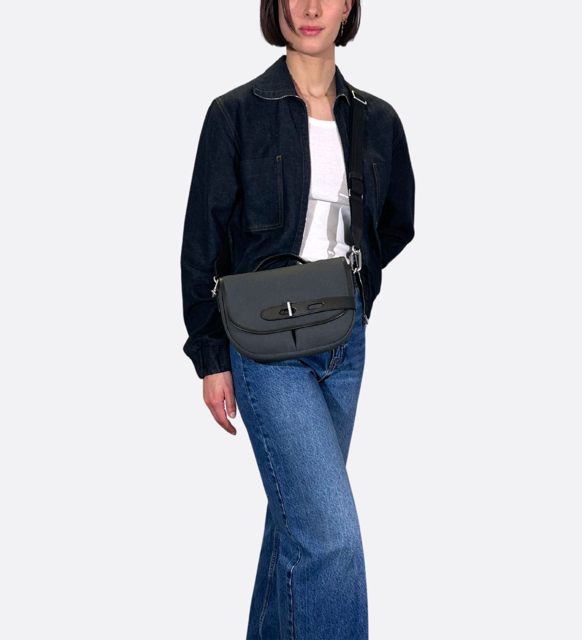 Besace Made in France gris THYRS
