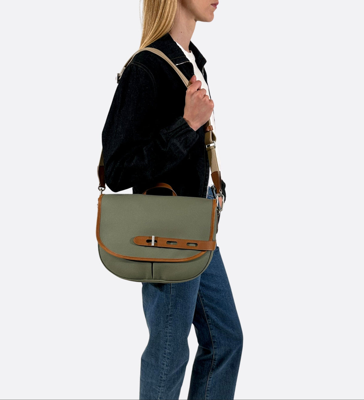Double Twill Satchel | M