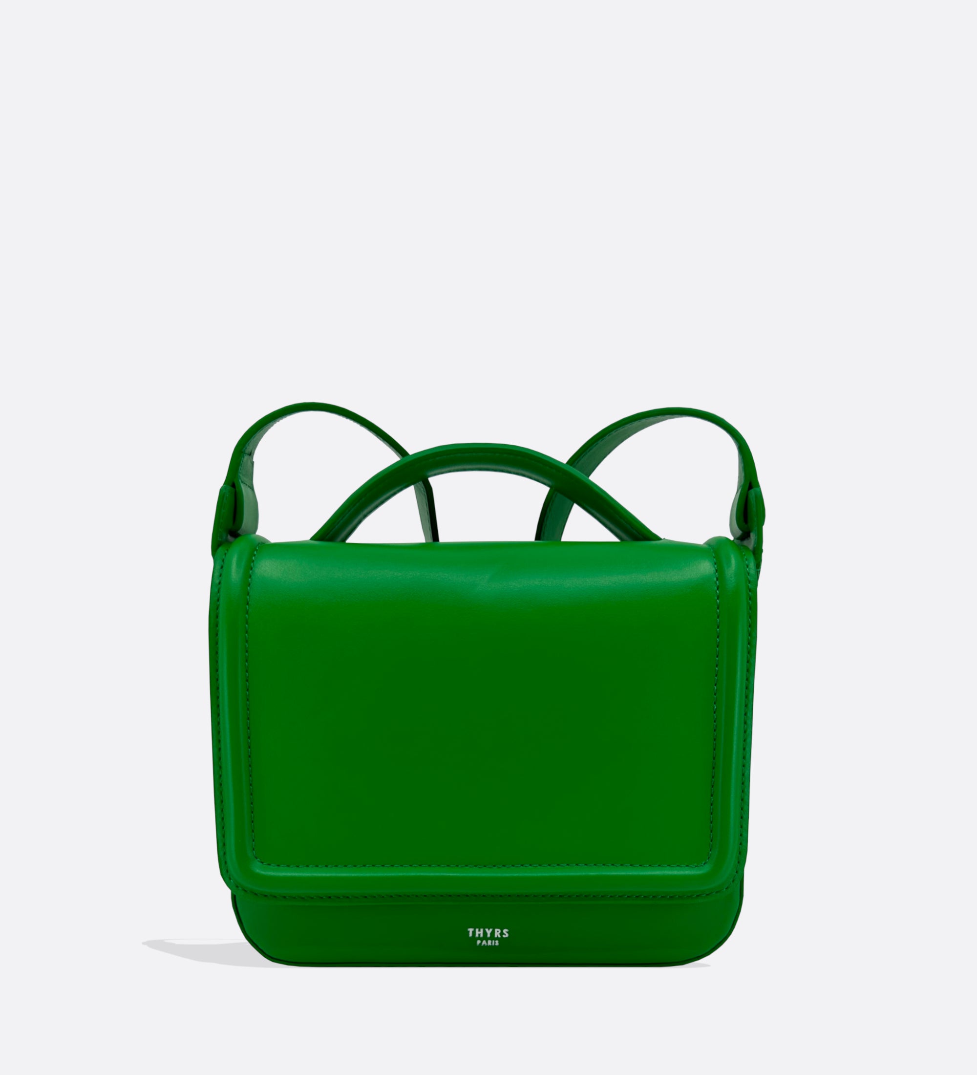 Sac Nine en cuir lisse pomme, THYRS
