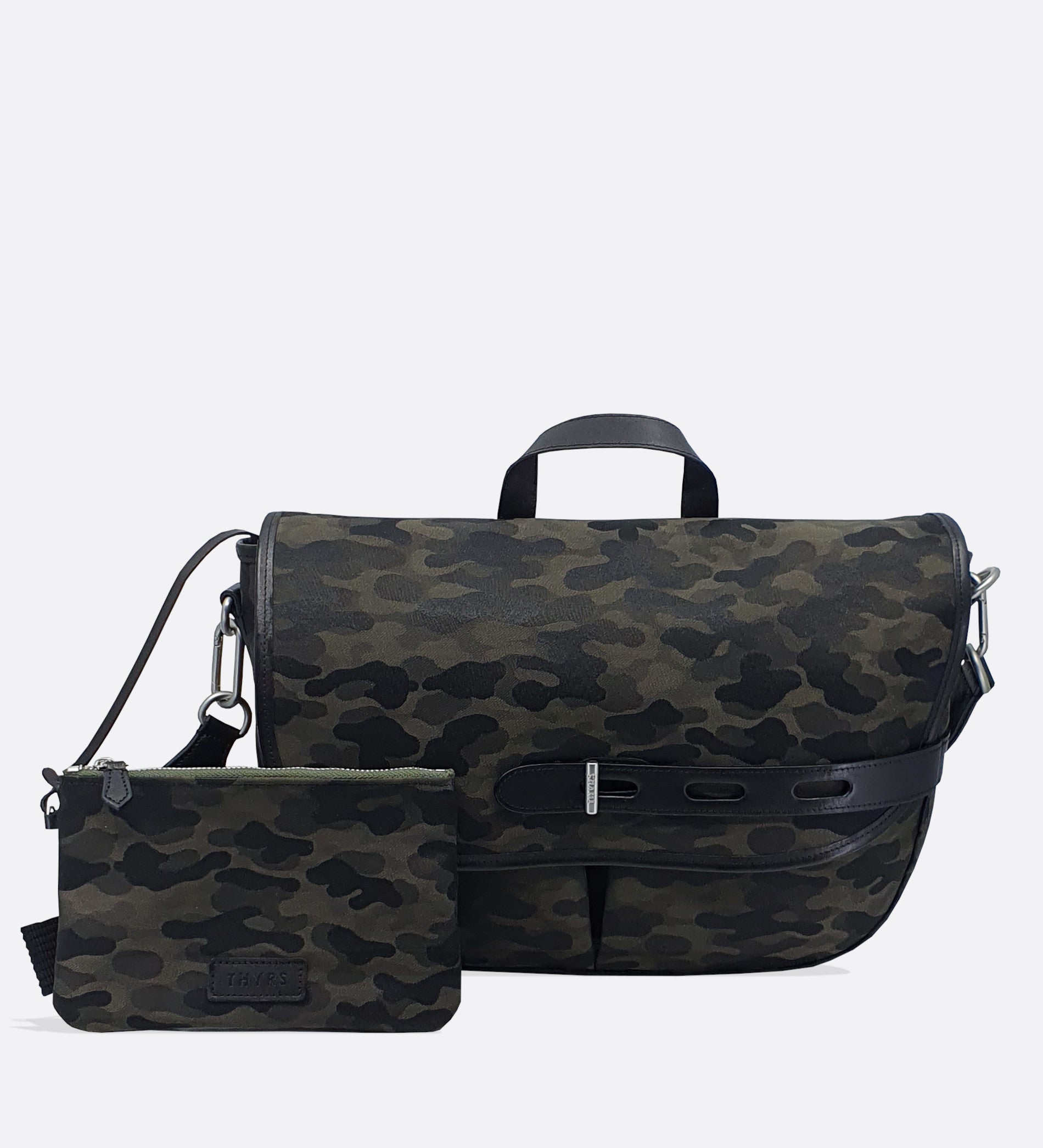 Besace made in France jacquard camo grande taille