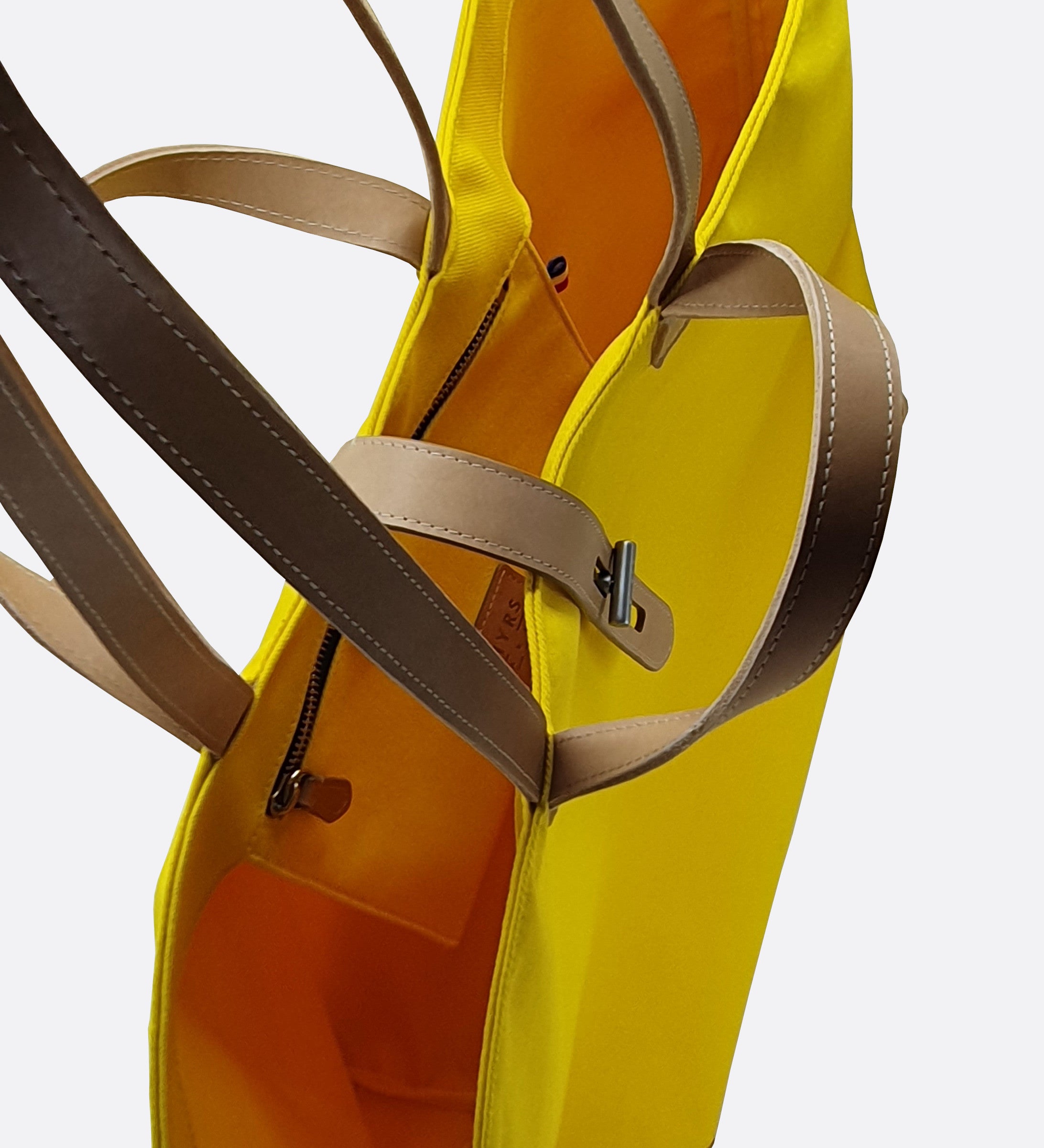 Tote bag fabriqué en France écoresponsable jaune par THYRS