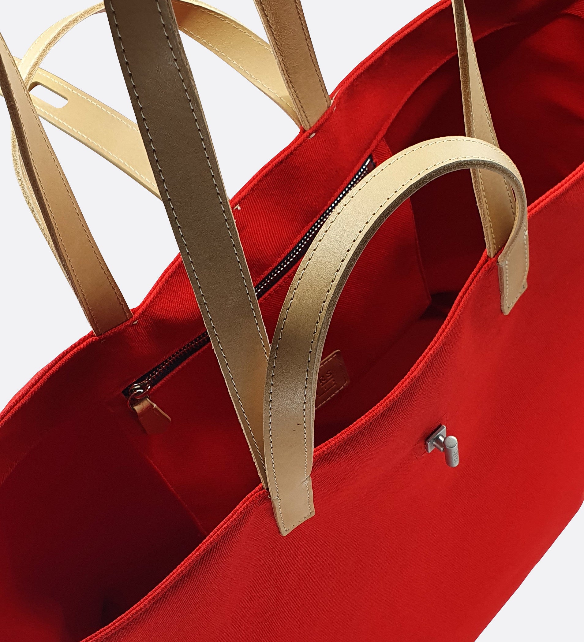 Tote bag fabriqué en France écoresponsable rouge par THYRS