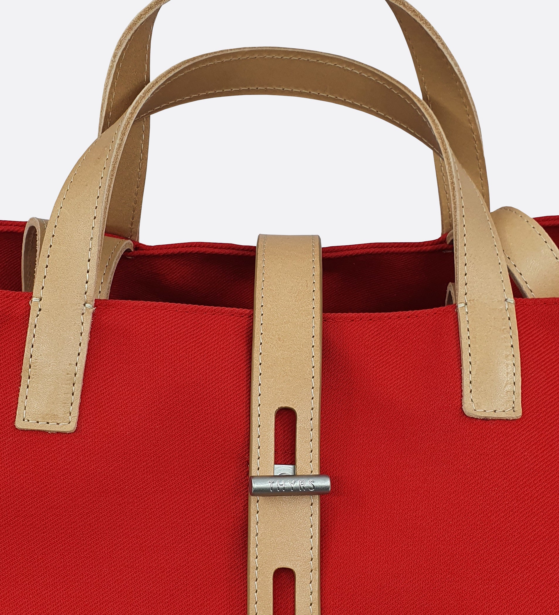 Tote bag fabriqué en France écoresponsable rouge par THYRS