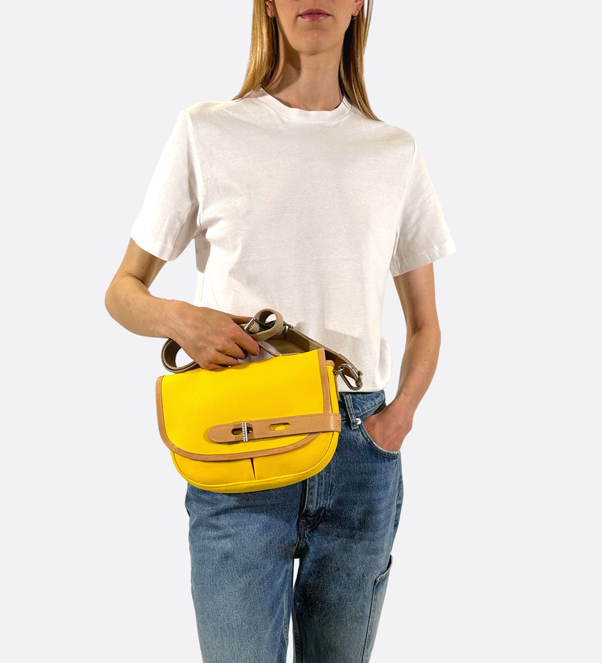 Besace S jaune asphalte, THYRS