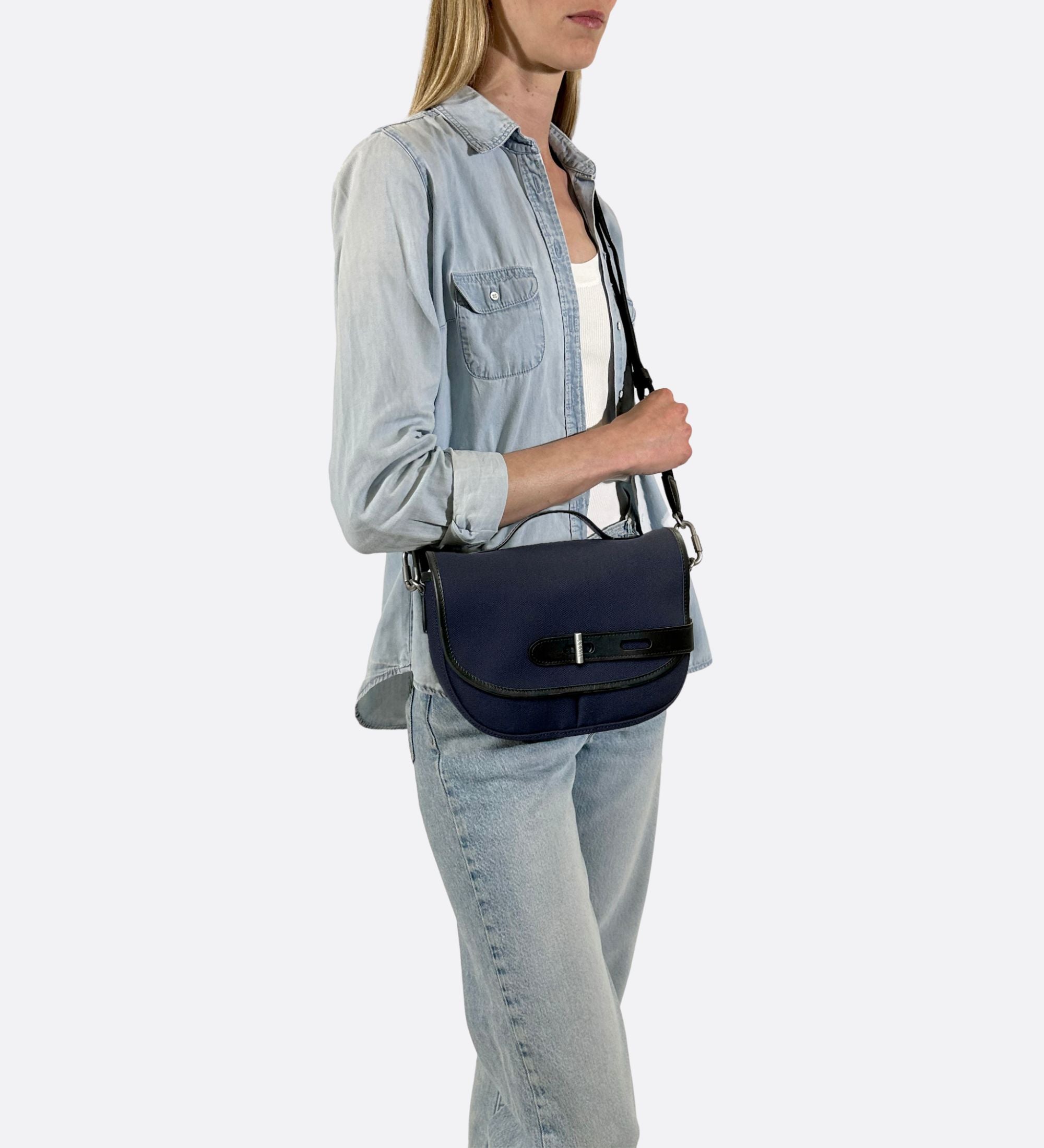 Besace Made in France marine THYRS 