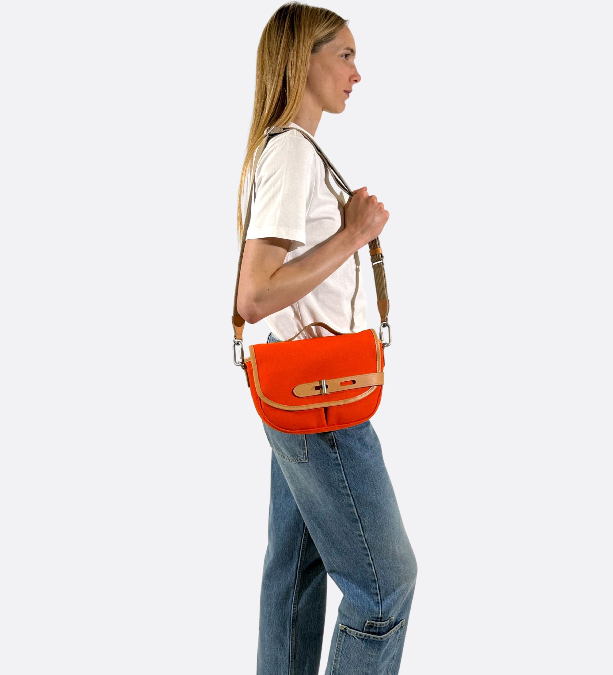 Besace THYRS made in France orange