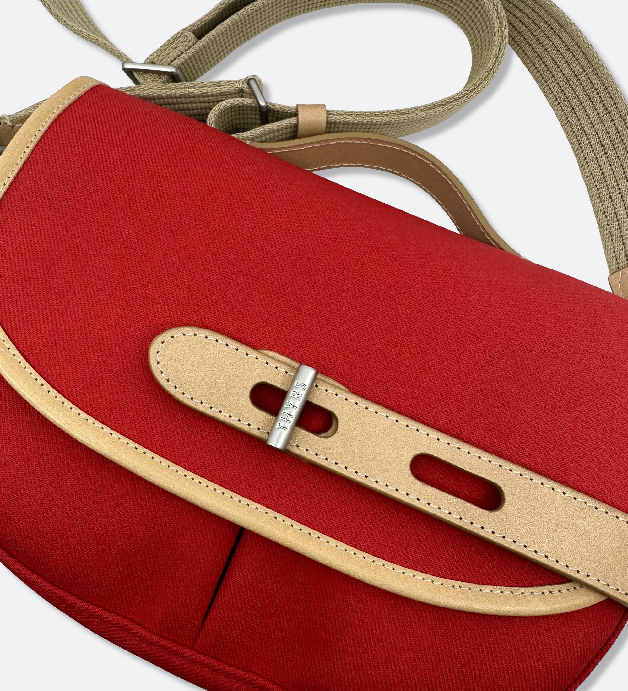 Besace Made in France rouge THYRS