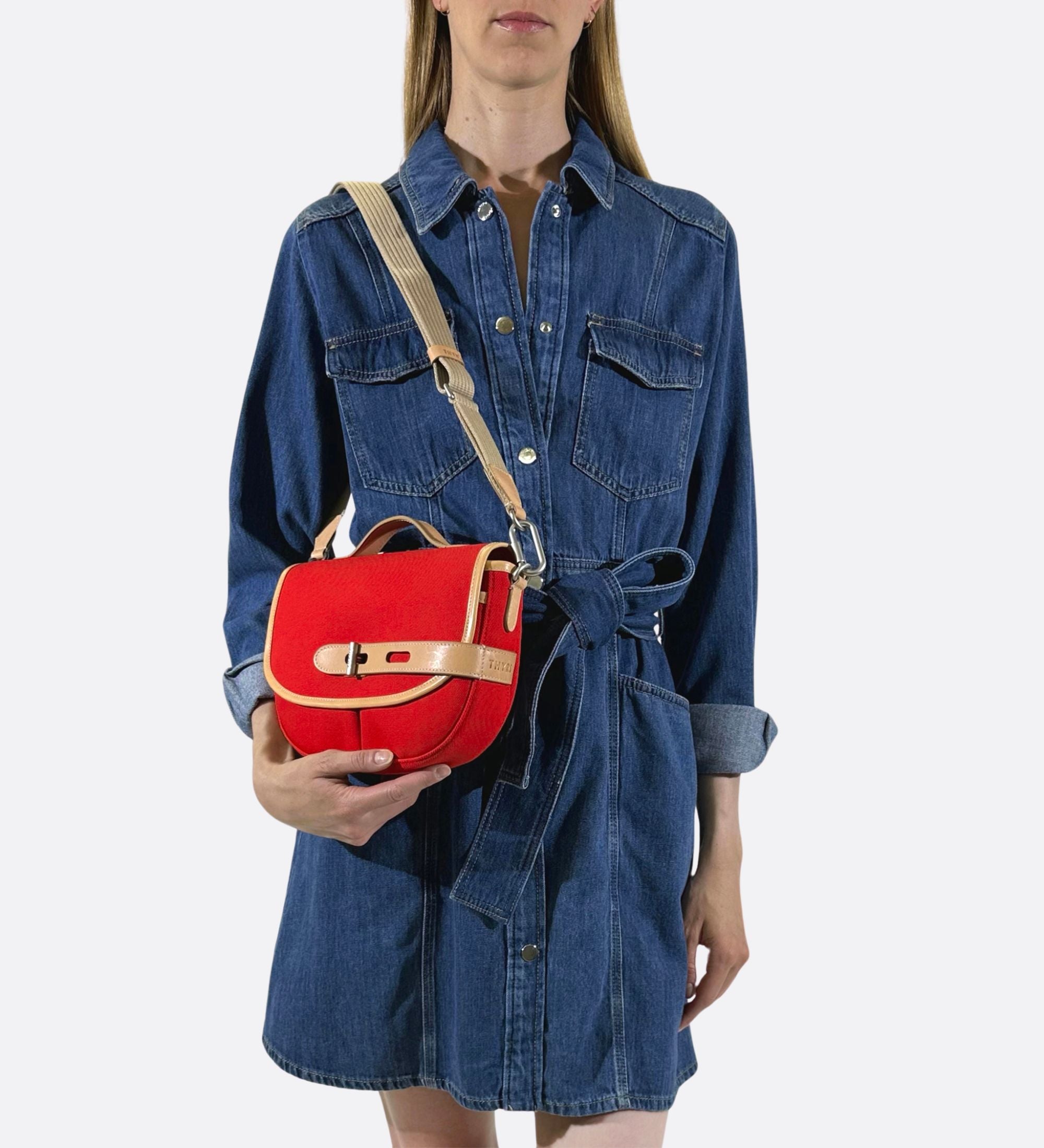 Besace made in France rouge THYRS