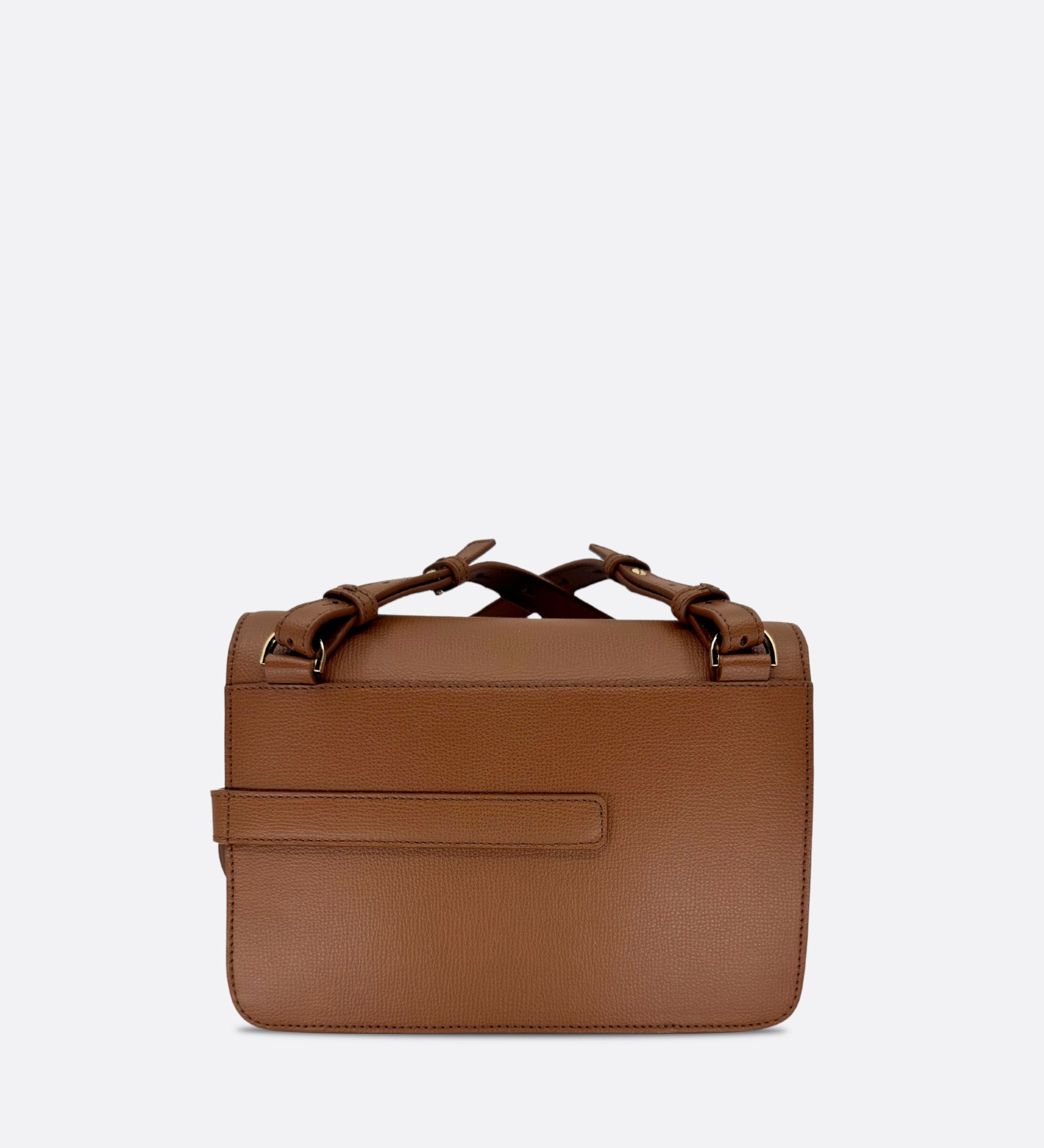 Sac Lalou cuir grainé caramel, THYRS