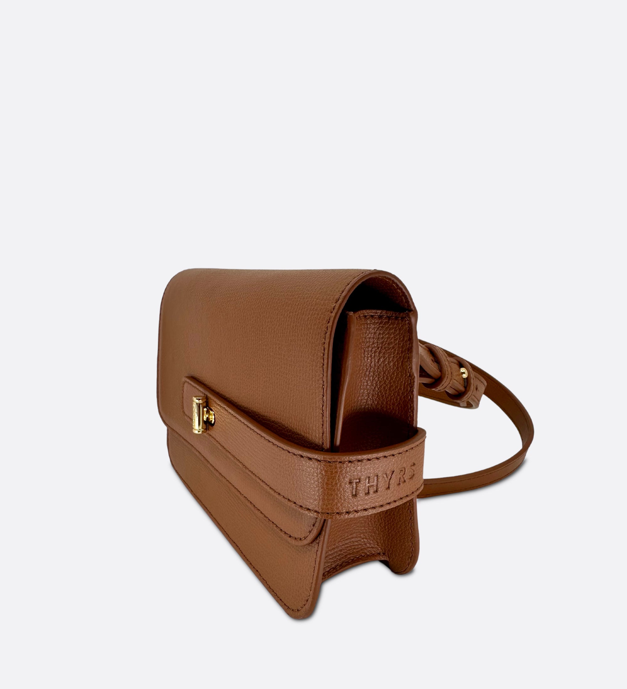 Petit Lalou, cuir grainé caramel, THYRS