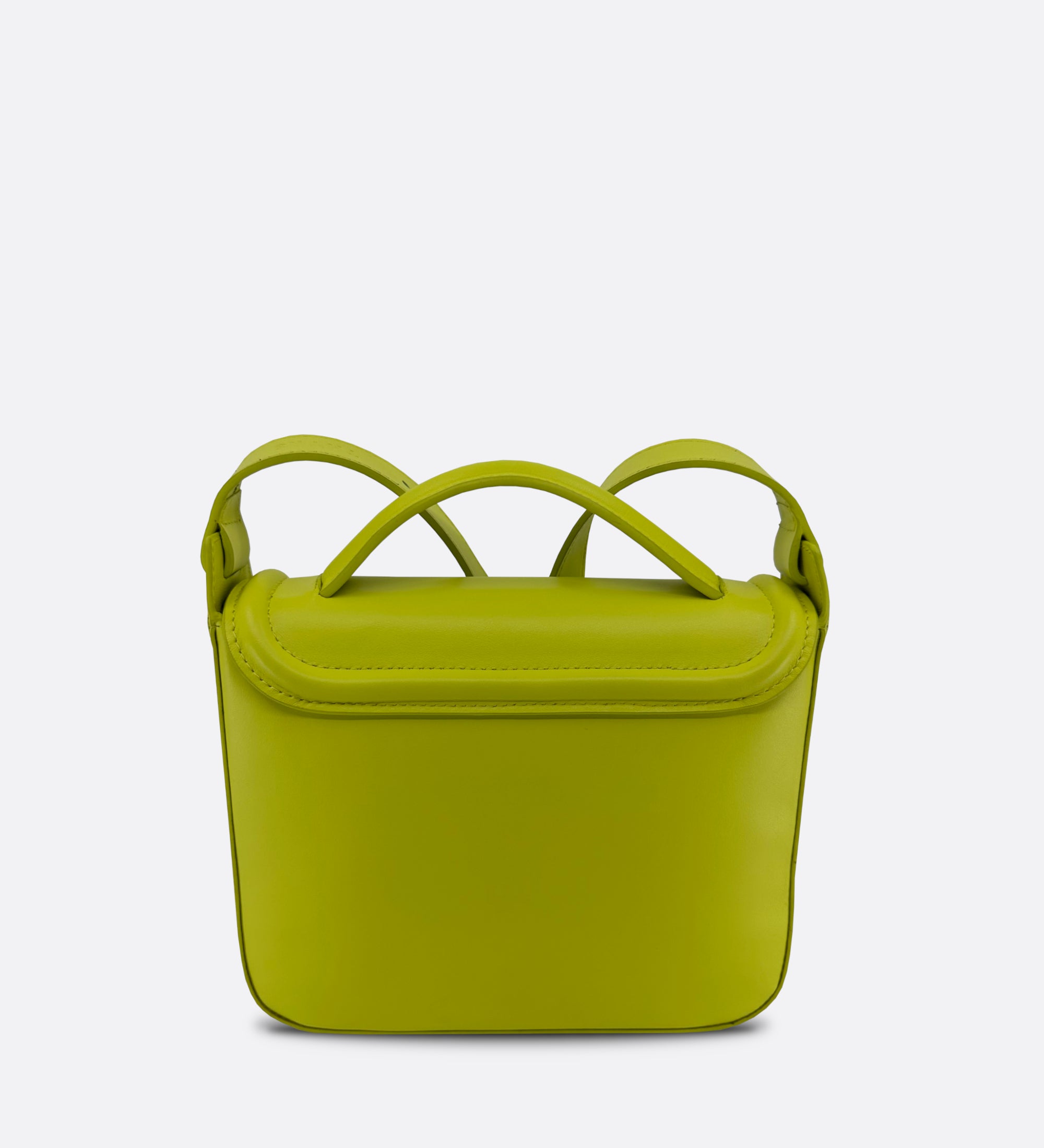 Sac bandoulière Nine cuir lisse jaune THYRS