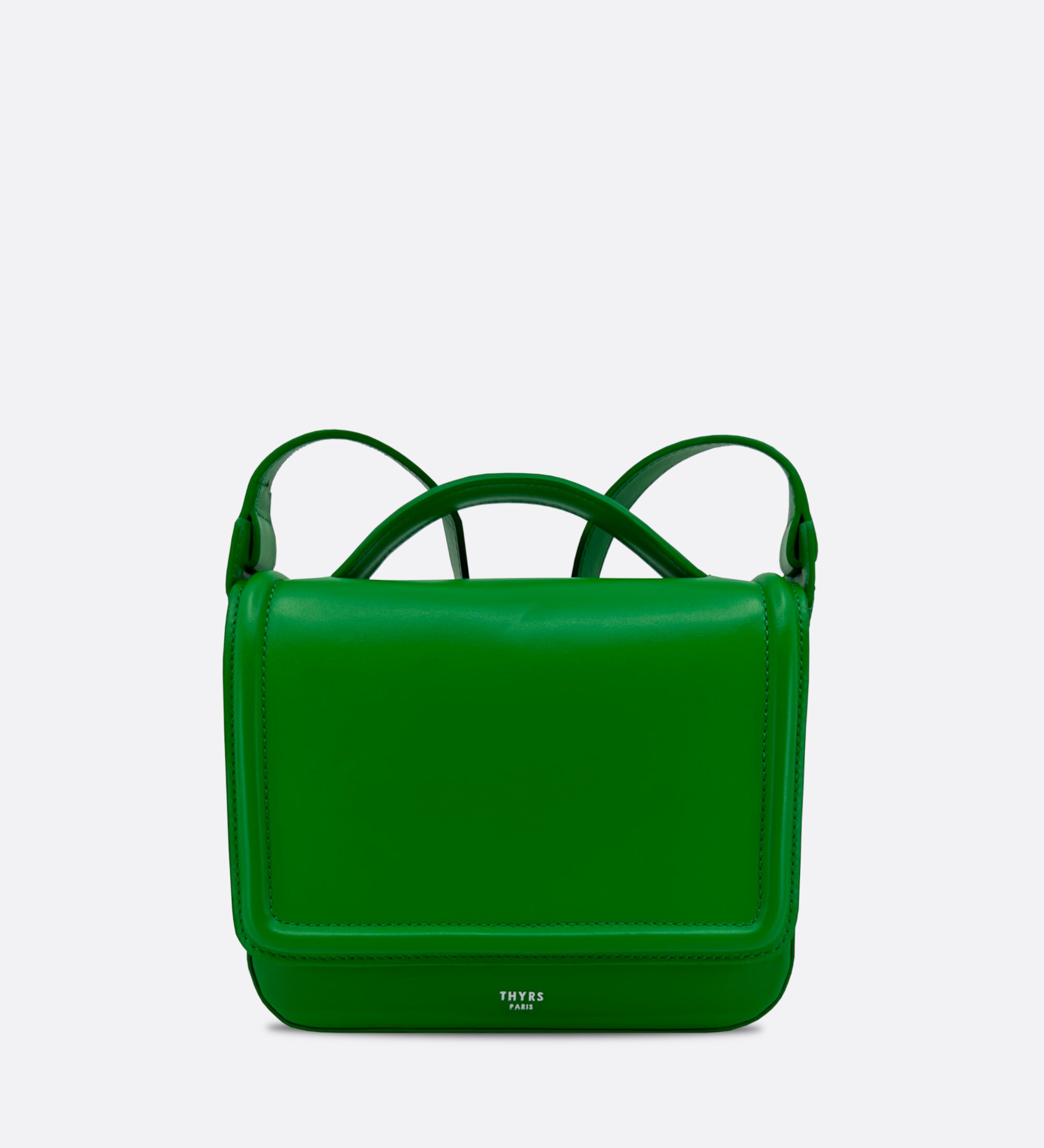 Sac Nine en cuir lisse pomme, THYRS