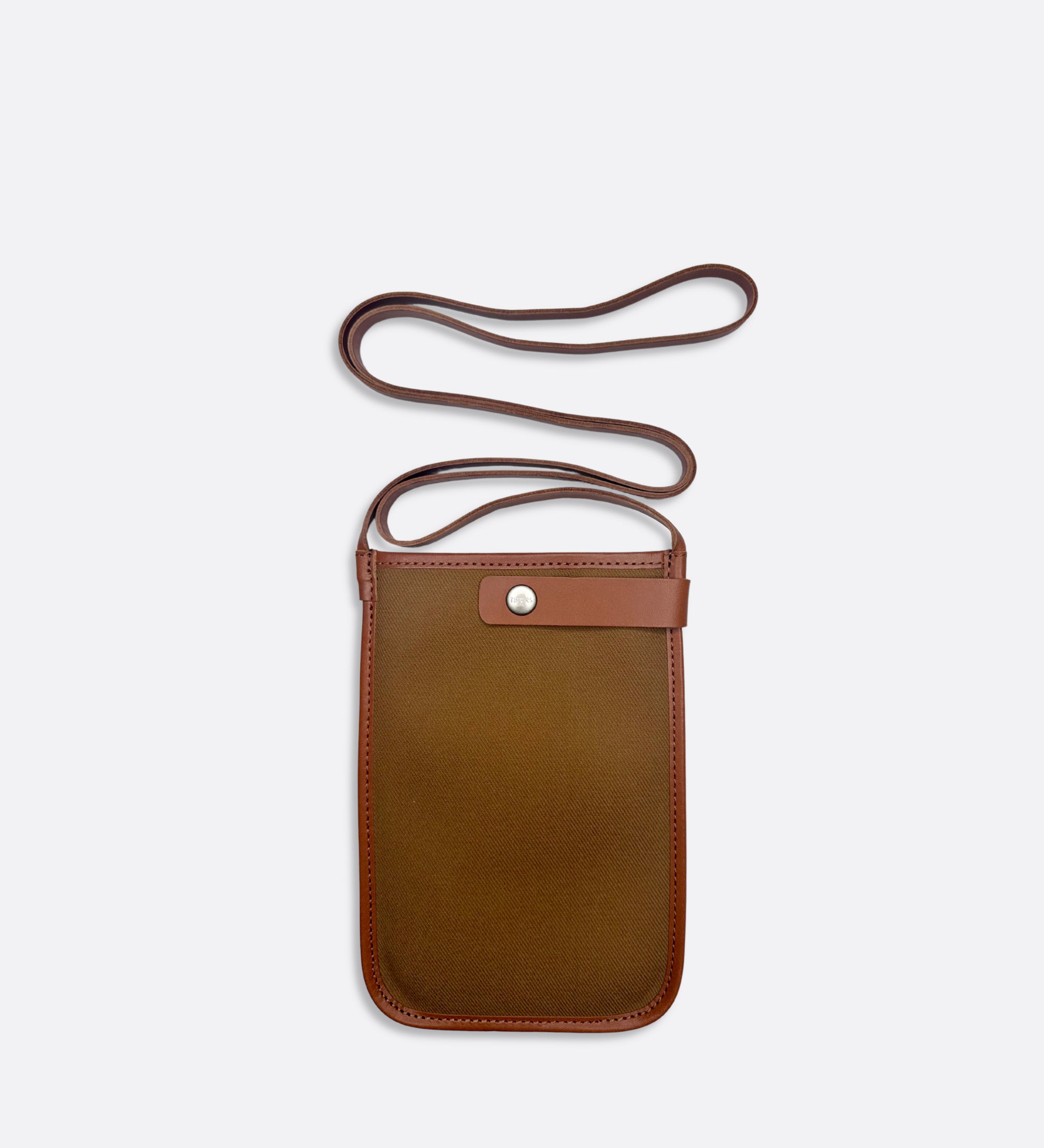 Porte-téléphone Double Twill caramel