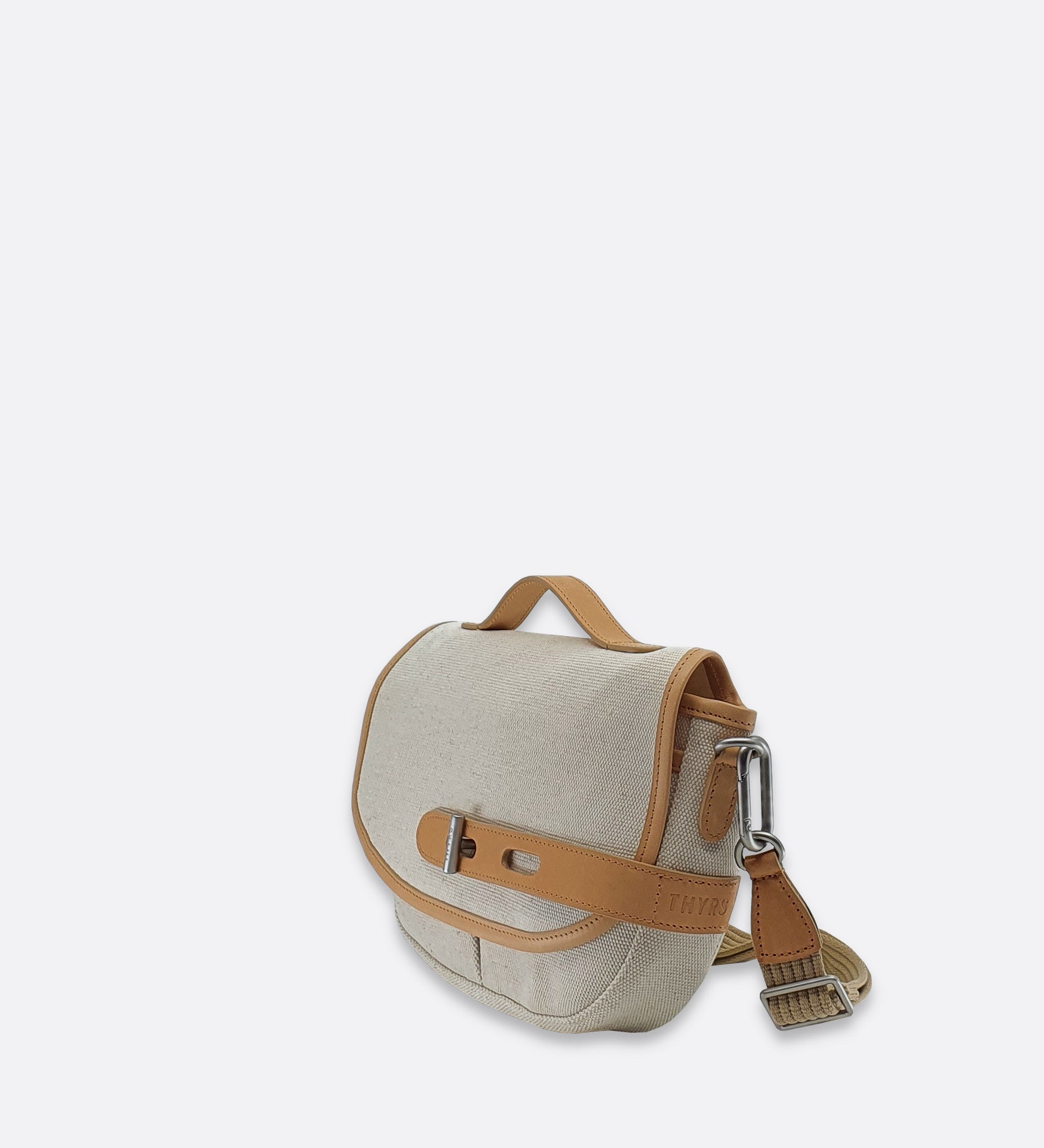Natté Satchel in organic cotton hemp | S