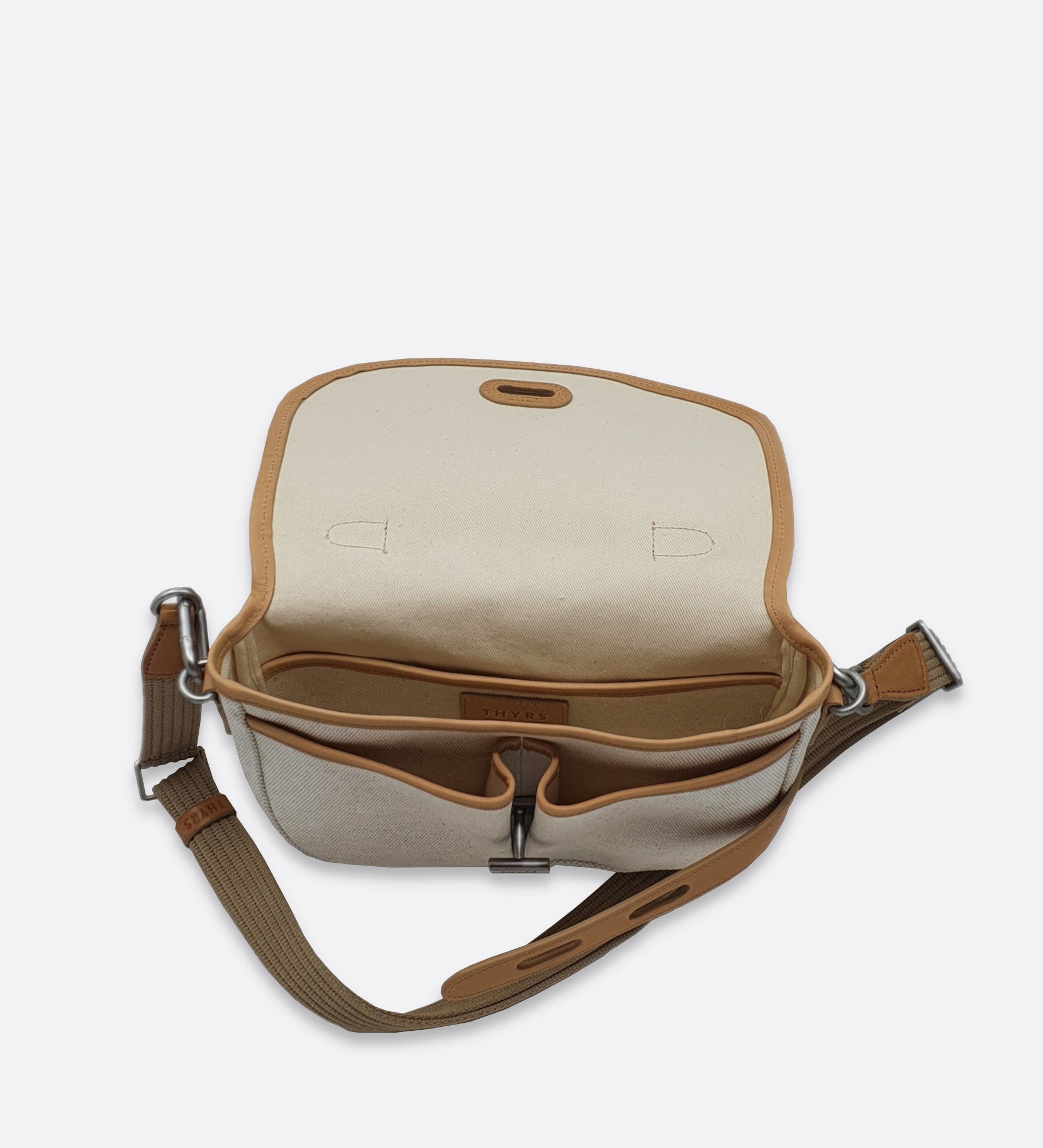 Natté Satchel in organic cotton hemp | S