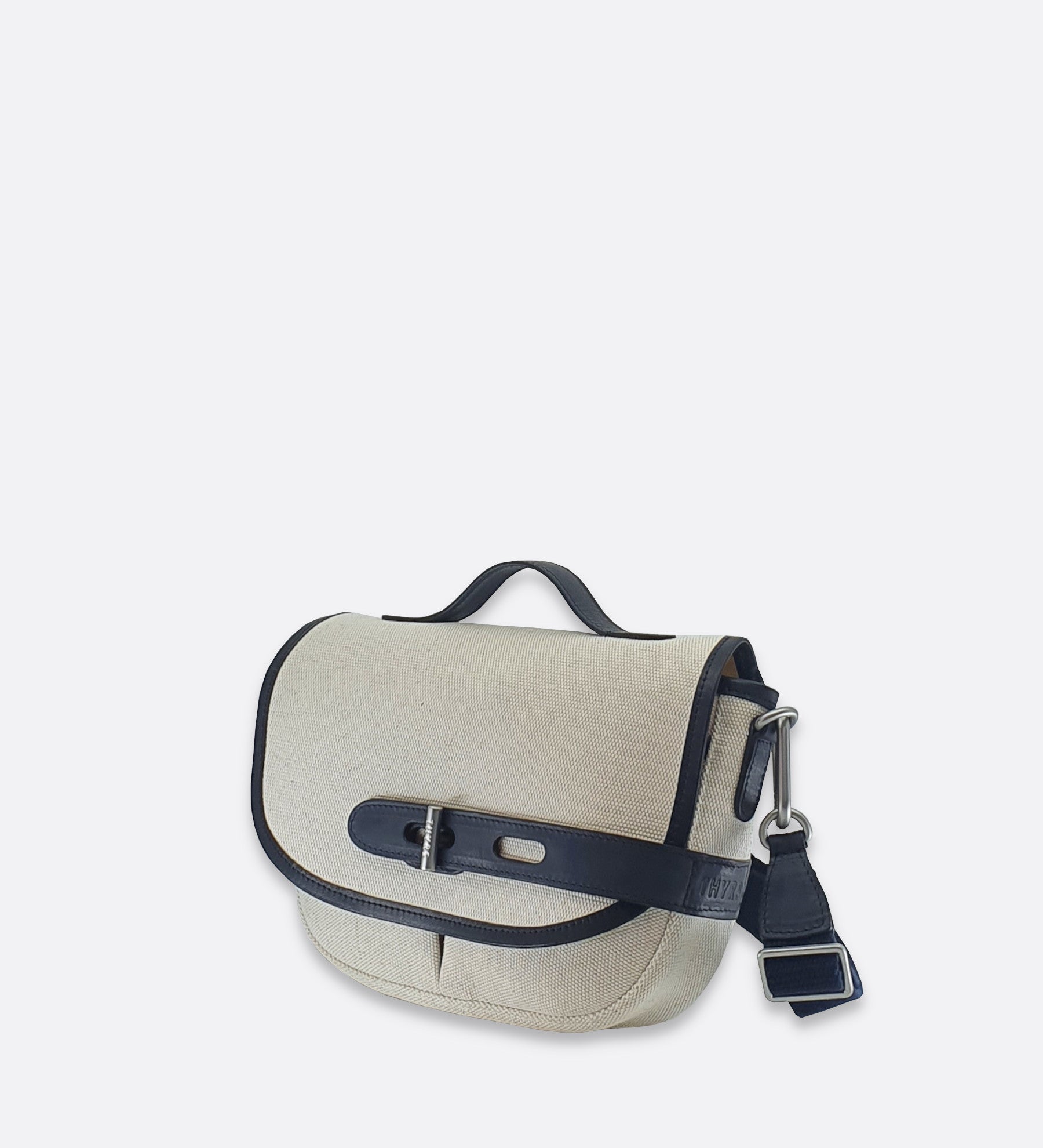 Natté Satchel in organic cotton hemp | S