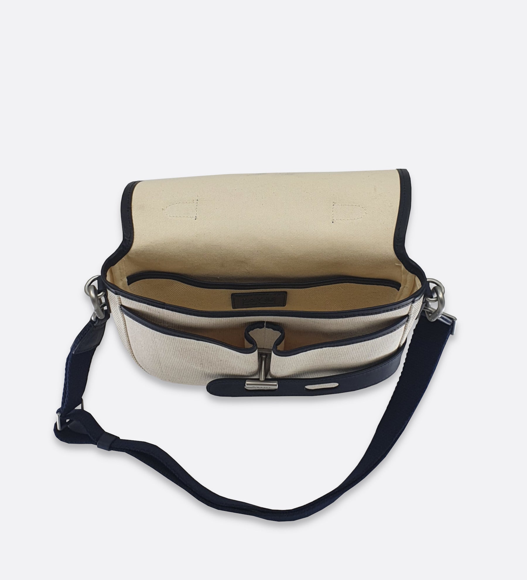 Natté Satchel in organic cotton hemp | S